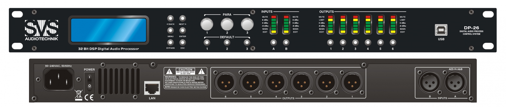SVS Audiotechnik DP-26 Цифровой процессор: 2 входа 6 выходов в Трехгорном