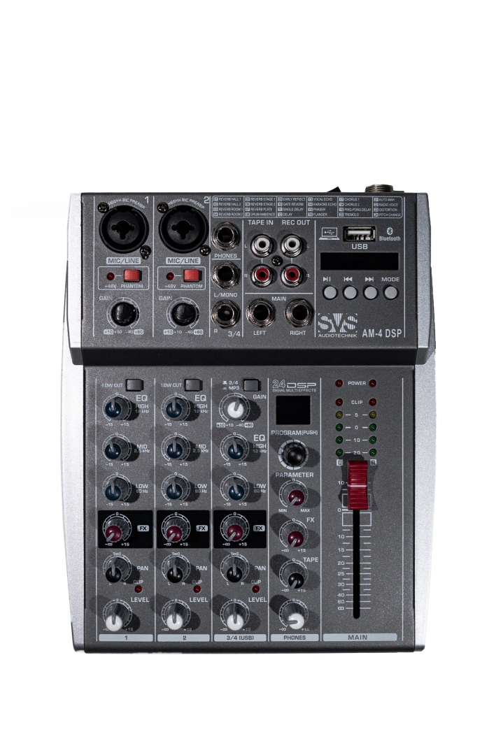 SVS Audiotechnik mixers AM-4 DSP Аналоговый микшерный пульт, 4-канала в Трехгорном