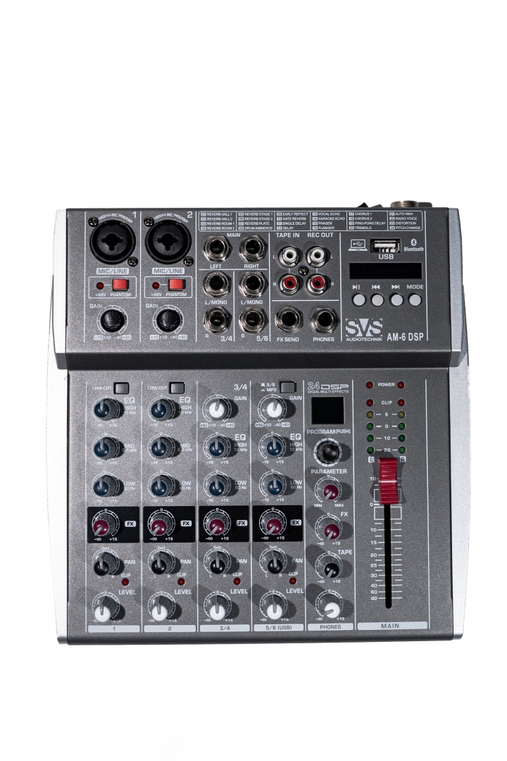 SVS Audiotechnik mixers AM-6 DSP Микшерный пульт аналоговый, 6-канальный SVS Audiotechnik mixers в Трехгорном