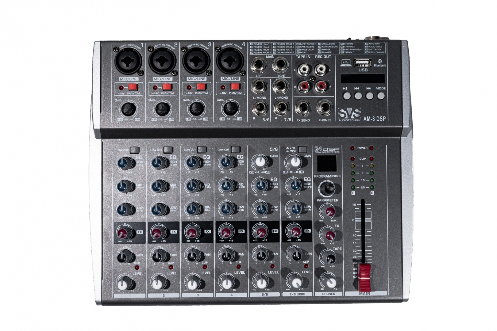 SVS Audiotechnik mixers AM-8 DSP Микшерный пульт аналоговый, 8-канальный в Трехгорном